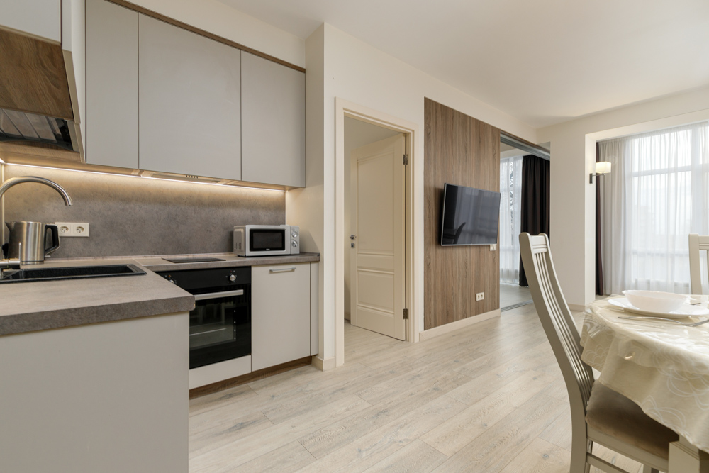 Queen Family. 2 Bed Room Apartment с балконом